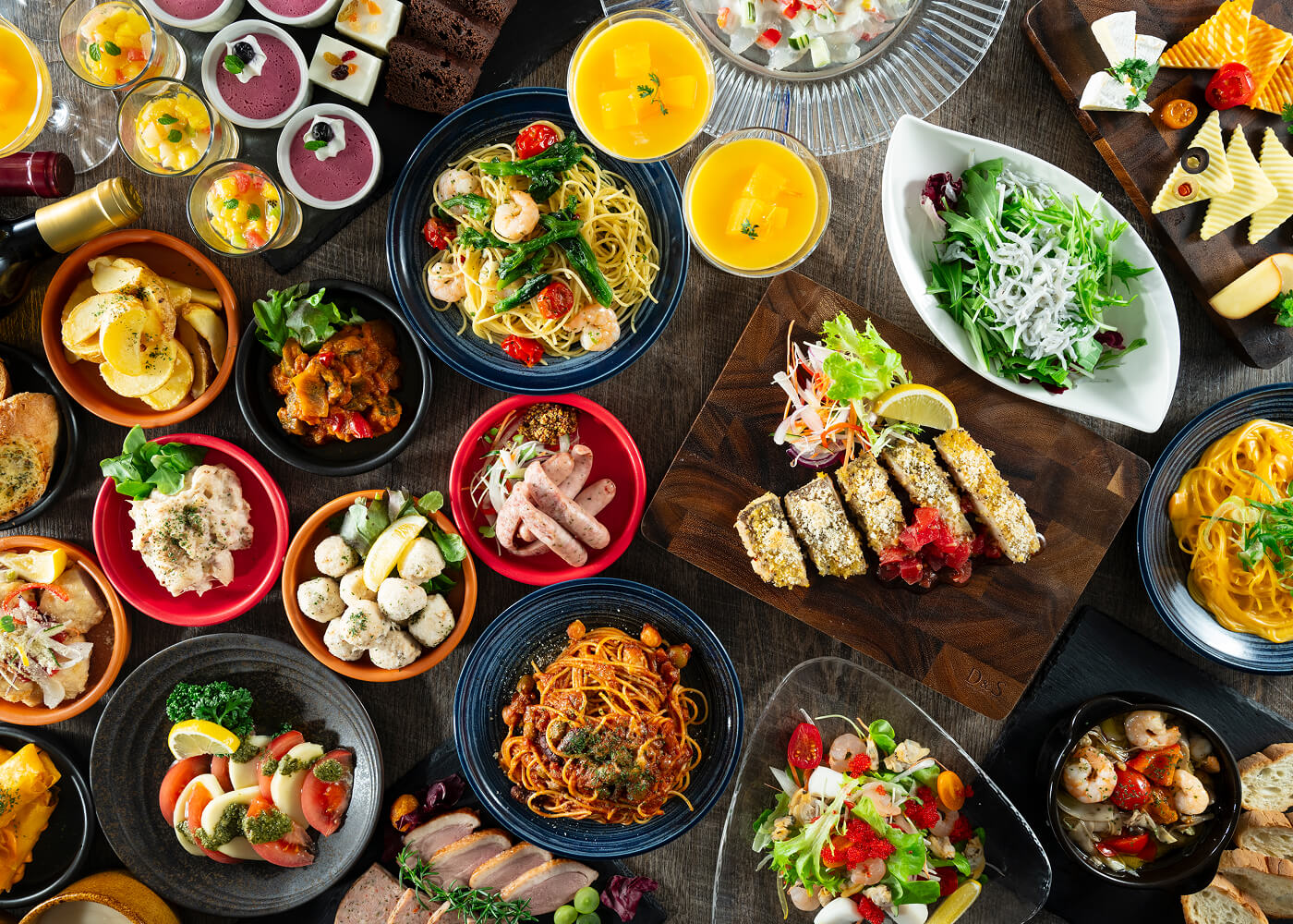 ORDER BUFFET DINNER｜【公式】気軽に楽しめる瀬戸内バル La TERRAZZA